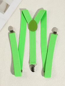 1pc Men's Fashionable Solid Color Elastic Y-Back Suspenders, Suitable For Casual, School, And Suit Wear Halloween Accessories, Halloween Costumes Autumn-Winter Accessories Halloween Costume,Suitable For Teens, Youth,Men,Casual, Outdoor, Athletic, Vacation, Graduation Gifts, Birthday, Daily Wear