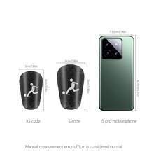 1 Pair Soccer Shin Guards With Football Pattern - Compact, Lightweight, Curved Design For Comfort, Unisex Soccer Accessory - Multicolor - View 3