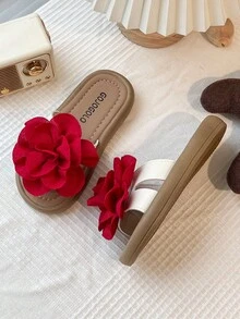 Dép hở ngón thoải mái, dép xăng đan nhẹ thoáng khí dành cho bé gái, thích hợp cho các hoạt động ngoài trời. - Màu Đỏ Sâu - Xem 8