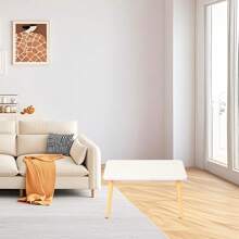 Mesa de centro de 60 x 40 x 32 cm, ideal para sala de estar, cocina, oficina, picnic al aire libre.