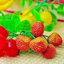6pcs Realistic Fruit Shape Fridge Magnet Sticker, Simulation Fruit Decor Magnetic Stickers, Home & Kitchen Decor, DIY Fridge Sticker - Multicolor - View 4