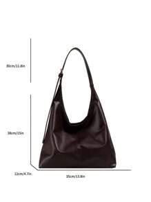 Nuevo diseño de bolso de hombro de gran capacidad para mujer, bolso de mano de moda para mujer