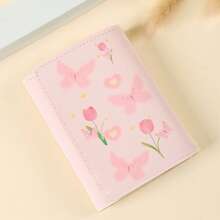 Cartoon Butterfly Short Wallet, Foldable Fresh Trifold Wallet, Niche Multi-Function Coin Purse, ID Card Holder - Multicolor - View 6