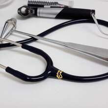 1pc Personalized Stethoscope, Stainless Steel DIY Personalized Birthday Flower, Name Stethoscope Id Tag Accessory Ring, Stainless Steel, Casual, Neutral, Fashionable, Customized, Personalized, Unique, His Ideal Gift, Her Ideal Gift, Anniversary, Birthday, Graduation Ceremony, Housewife, Men's And Women's Personalized Gifts