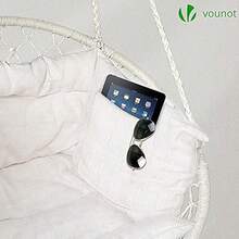 Sedia a dondolo e sedia a sdraio da terrazzo