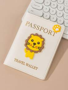 1pc Matte Finish Pu Material Travel Passport Cover With World Map & Letter Print And Fixed Design Passport Holder Passport Case Passport Wallet Passport Bag For Holiday For Vacation Passport Pouch For Flight For Back To School For Men And Women Travel Essentials Travel Accessories Valentine's Day SummerFor Travel Lightweight