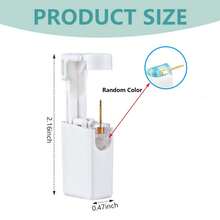 1Set Sterile Nose Piercing Kit With Pink & White Nose Gun, Built In Nose Ring Simple And Convenient Operation, Ideal For Family Use - White Or Pink - View 7