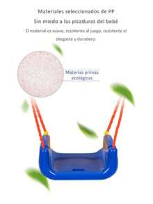 Juego De Rebote Plegable 4 En 1 Columpio Para Bebe Infantil - Azul - Ver 5
