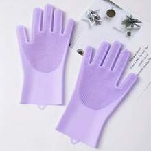 Pink Household Cleaning Gloves - Pink - View 16