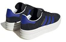 Gazelle Bold 'Black Lucid Blue' Core-Black Gold-Metallic Sneakers Women HQ4408 - 彩色 - 查看 4