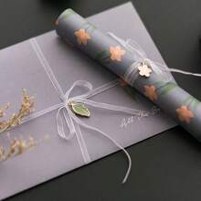 可爱清新邮寄信封套装，2 个信封和 4 张信纸