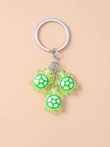 1pc Cute Turtle Shaped Keychain For Women, Everyday Accessory School Cartoon Car Accessories Goth Y2k Halloween Accessories Teachers Day Christmas Gift Ideas Bag Lanyards With Id Holder Car Accessories Bag Charms