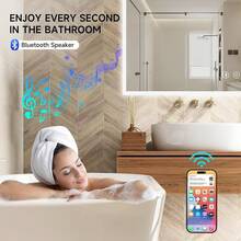 Bathroom Mirror With LED Lights, 700x500mm Illuminated Bathroom Mirror, Wall Mounted Vanity Mirror With 3 Colors Dimmable, Anti-Fog, Touch Switch, Waterproof IP44, Horizontal/Vertical - Bluetooth+Dimmable+3 Colors+Anti-fog - View 3