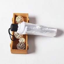 1pc Fully Automatic Clear/Transparent Folding Umbrella, Suitable For Outdoor Use - Multicolor - View 3