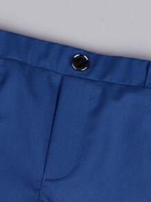 3 Peças/Conjunto Colete de Cor Sólida + Calça + Gravata Borboleta para Meninos Jovens, Adequado para Apresentação Escolar, Pajem de Casamento, Ocasiões Formais de Feriado, Primavera