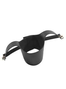 Funda portátil para taza, funda para transportar la taza con la mano, cubierta protectora aislante de material de PU