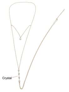 1 chiếc dây đeo lưng thanh lịch dành cho nữ, dây đeo thân cá nhân hóa thời trang, thiết kế hình giọt nước đính kim cương, trang sức thân thể cổ điển dành cho nữ, phù hợp làm phụ kiện cô dâu sang trọng trong đám cưới, phụ kiện váy dạ hội, phụ kiện trang phục gợi cảm, phụ kiện ngày lễ, phụ kiện nội y nhập vai. - Nhiều màu - Xem 10