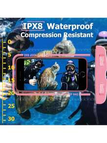 2 Custodie impermeabili universali per telefono, custodie per telefono IPX8 impermeabili (fino a 7 pollici) per 15/14/13 Galaxy S23/S22/S21, sacchetti impermeabili per telefono per vacanza, spiaggia, crociera ed elementi essenziali di viaggio