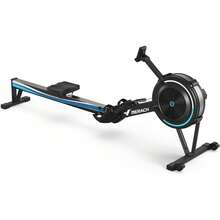 Rowing Machine With Air Resistance For Home, 10 Levels Adjustable With Exclusive App, Professional Indoor Rowing Machine, Ergonomic Comfortable Seat, Easy Storage - Black - View 1