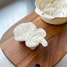 Cute Cat Shaped Sushi And Mashed Potato Mold - Plastic, Suitable For Kitchen And Dining, Add Highlights To Dishes - White - View 9