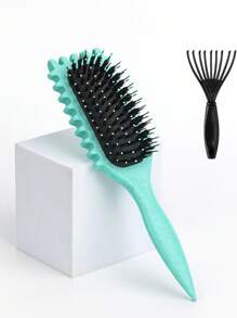 Curl Defining Brush For Women – Curl Shaping & Anti-Pull Detangler For Curly Hair – Defines Curls, Separates Strands, Reduces Frizz – Designed By Candy Brush, Hair Brush, Comb, Hair Tools, Hair Products And Accessories For Barber Salon Beauty Travel Essentials