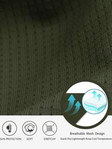 Wulibike Women's Cycling Jersey - Army Green - View 6
