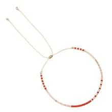 1PC Summer Bohemian Leisure Vacation Style Random Mixed Color Bead Bracelet, INS Colored Fine Rice Bead Adjustable Bracelet, Stackable Summer Beach Couple/Best Friend Bracelet, Suitable For Daily Commuting, Festival Party, Beach Travel, Best Gift For Family And Friends, Summer Gift, Vacation Gift