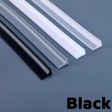 Tira bloqueadora de agua para ducha de 2,00m, barrera de silicona autoadhesiva impermeable, tira de barrera de agua para baño y cocina, protector de ducha para seco y húmedo, tira de sellado de caucho para bordes, apta para encimeras de cocina, lavabos, divisores de baño, duchas, suministros de cocina y accesorios de baño