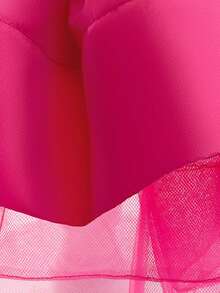 优雅的紫红色蝴蝶结花童礼服，女童晚礼服，公主裙，舞会礼服，婚礼，生日，派对，圣诞节，毕业典礼 - 玫紅色 - 查看 10