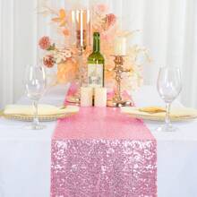 Square Sequin Table Runner, Suitable For All Kinds Of Party Decorations
