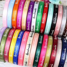 5 Yards 10mm Ribbon Handmade Printed Polyester Ribbon For Bow Craft Wedding Party DIY Decoration Gift Wrap Accessories