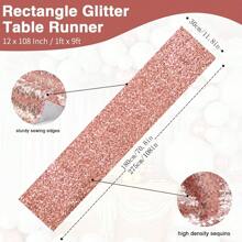 Square Sequin Table Runner, Suitable For All Kinds Of Party Decorations