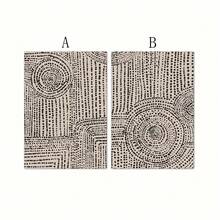 1/2 件米色和黑色抽象墙面艺术装饰海报现代简约波西米亚大地色调帆布印刷时尚画作适用于客厅卧室家庭办公室宿舍装饰墙面背景设计画带框/无框 - 彩色 - 查看 4