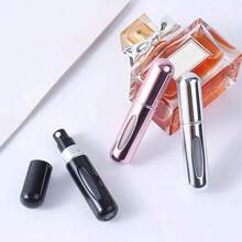 5ml Air Freshener Refill Bottle Portable Mini Refillable Spray Jar Scent Pump Empty Cosmetic Containers Atomizer For Travel Tool Hot Aluminum Air Freshener Container - Portable - Compact Portable Air Freshener Dispenser - Small Bottle Body Is Convenient For Carrying Around And Using During Business Trips.
