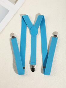 1pc Men's Fashionable Solid Color Elastic Y-Back Suspenders, Suitable For Casual, School, And Suit Wear Halloween Accessories, Halloween Costumes Autumn-Winter Accessories Halloween Costume,Suitable For Teens, Youth,Men,Casual, Outdoor, Athletic, Vacation, Graduation Gifts, Birthday, Daily Wear