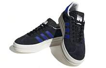 Gazelle Bold 'Black Lucid Blue' Core-Black Gold-Metallic Sneakers Women HQ4408 - 彩色 - 查看 3