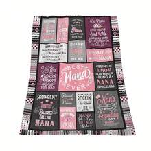 1 Pc Nana Gifts, Nana Gifts Blanket 60"X80", Nana Birthday Gifts, Birthday Gifts For Nana, Best Nana Ever Gifts, Gifts For Grandma, Grandma Gifts Ideas For Mother's Day Christmas - Multicolor - View 4