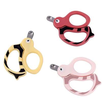 1 件宠物指甲钳，小动物设计，舒适握感，防护，不锈钢，多种颜色，爪子护理美容工具，优质宠物指甲修剪器：专业美容产品，保持狗和猫的指甲健康整齐