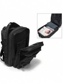 Balo đi bộ đường dài cắm trại ngoài trời, Túi du lịch mùa hè, Balo đựng máy tính xách tay, Balo màu đen, Túi thể thao cổ điển, Túi du lịch nghỉ dưỡng đa năng, sức chứa lớn, Túi tập thể dục, Vải Oxford, Phong cách đường phố giản dị tối giản, Màu trơn, Quà tặng cho sinh viên đại học, Thanh thiếu niên - Nhiều màu - Xem 5