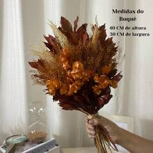 Bouquet Of Dried Flowers For Rustic Decoration - Nhiều màu - Xem 2