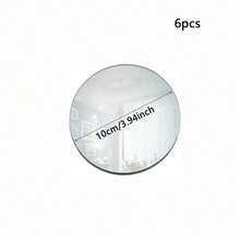 6Pcs 10/20/30cm Acrylic Round Mirrors,Round Table Wall Mirror Trays Circle Mirror Candle Plates For Wedding Centerpieces Table Decor ,Bridal Shower Birthday Engagement Party Table Decor - Transparent - View 12