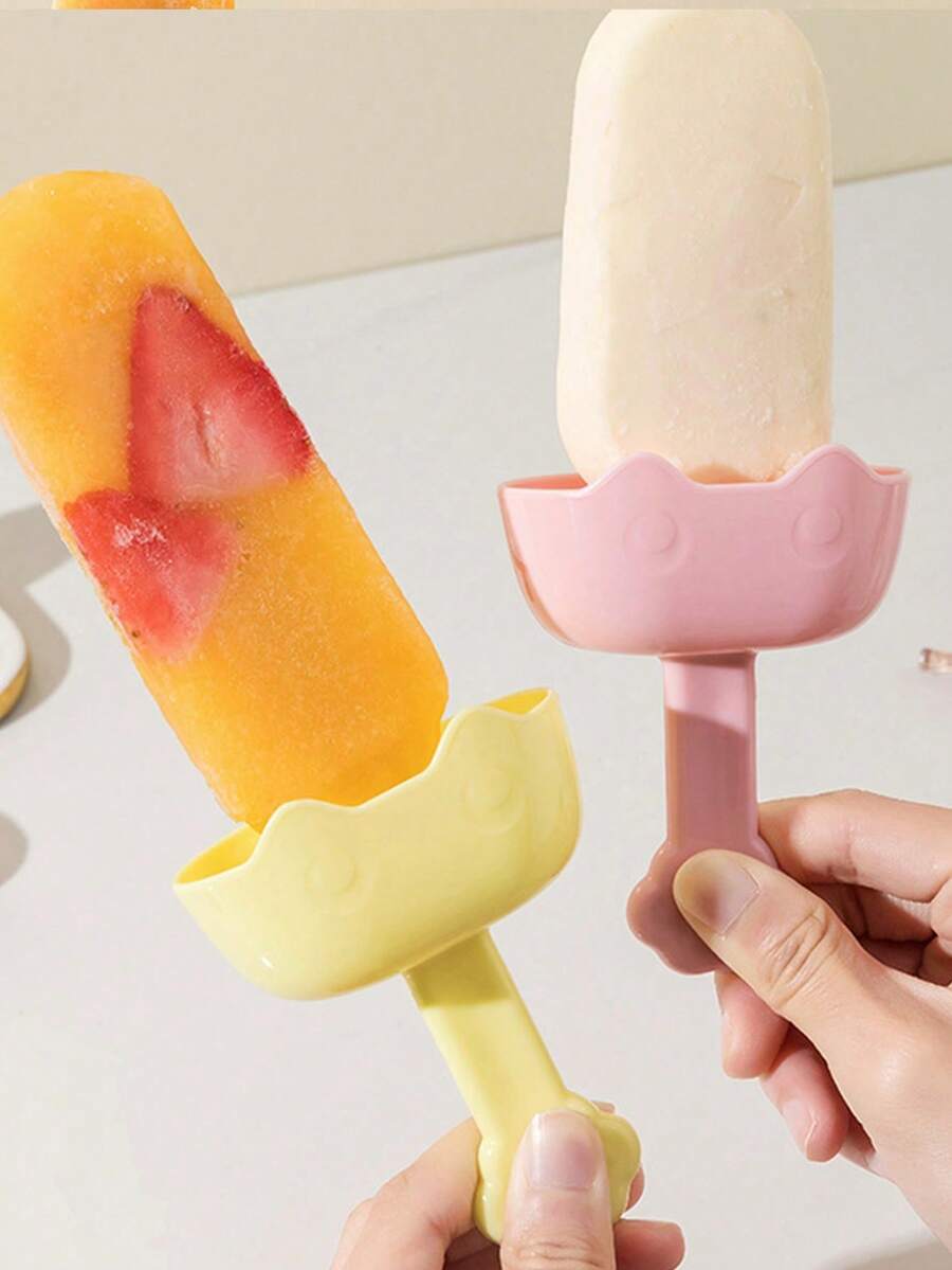 1pc/2pcs Ice Lolly/Popsicle/Ice Cream Anti-Drip Stand Holder For Frozen Ice Cream