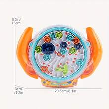 1pc 3D Labyrinth Toy, Rotate Gears & Control Gravity Balance, Puzzle Toy To Kill Time, Maze Ball Game, Party Challenge Toy