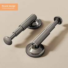 1 件商用衣架收纳架，浴室吸盘挂钩，阳台壁橱伸缩衣架，无需钻孔吸盘安装，长度可调，塑料材质，简约风格节省空间，家庭衣物收纳，衣物整齐有序 - 彩色 - 查看 5