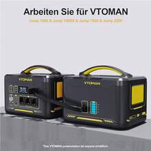 VTOMAN Jump 1500 Extra Battery 1548Wh, Backup LiFePO4 (LFP) Battery Jump 1000 & Jump 1500X & Jump 1800 Power - JUMP 1500 EB - View 4