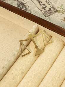 1 pieza Insignia de solapa con Libra, el símbolo de la constelación de la Balanza, minimalista y elegante - Libra - Ver 7