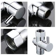 Shower Flow Control Valve G1/2" Stainless Steel 3-Way Shower Switching Valve For Hand Shower And Shower Arm