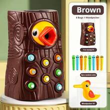 Intelligence Development Of Woodpecker Insect Catching Game Toy, Early Education Magnetic Fishing Toys For Children Kids Gifts