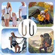 重型伞绳挂绳钥匙扣 7 芯颈绳 户外项链钥匙扣挂绳 编织金属夹钥匙圈 - 彩色 - 查看 7