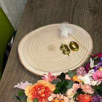 1 stuk 25-28 cm grote natuurlijke houten schijfjes voor tafeldecoratie, rustieke houten platen, ronde doe-het-zelf knutselwerkjes, decoratie voor bruiloften, schilderen, onafgewerkte houten schijfjes met geschuurde gladde afwerking